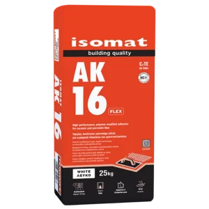 Isomat AK-16 – Флексово лепило за плочки и гранитогрес